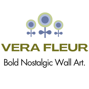 Vera Fleur — Bold Nostalgic Wall Art.